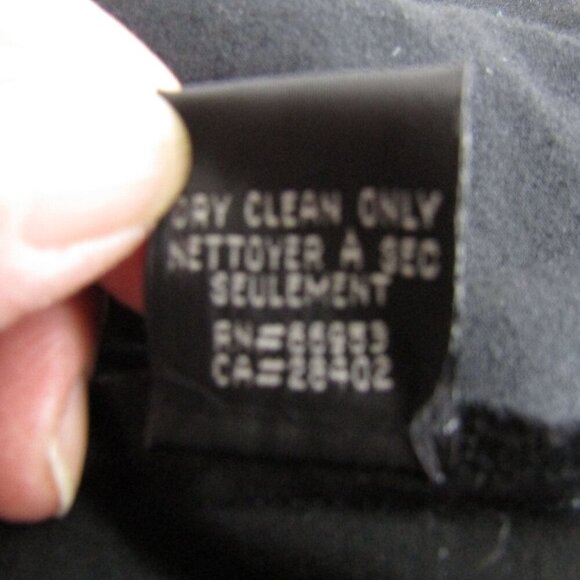 Y2K 100% Silk BABY DOLL XS Fairy Goth Coquette Whimsigoth Empire Black Dress - Picture 10 of 11